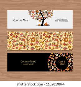 Banners design idea for sweets shop company