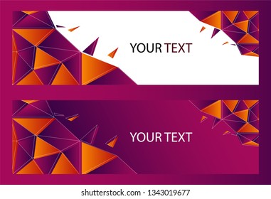 banners design modern style with cool colors for your event,celebration,invitation and much more.i hope this inspired you