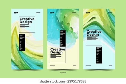 banners design watercolor vector set, cover, poster abstract brush, abstract banner design web template, set of creative web banners,Business ad banner, presentation. brochure layout, flyers