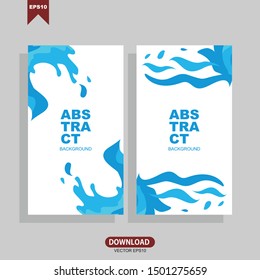 Banners with dynamic modern concept. Vector template design with editable text