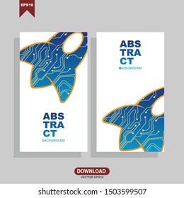 Banners with dynamic modern concept. Vector template design with editable text