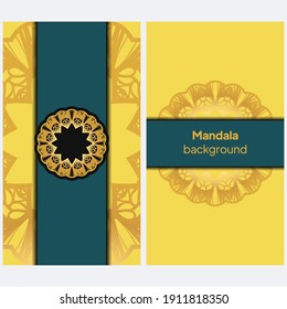 Banners with ethnic design. Vector illustration