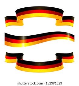 Banners of german national colors