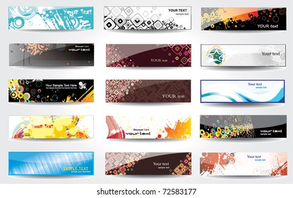 Banners glossy .