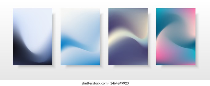 Banners gradient color. Bright illustration of the location of the inscriptions on the banner. Dynamic modern volume of fluid for a brochure. Color labels for text. Web design template. EPS-10.