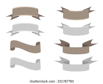 Banners icon set
