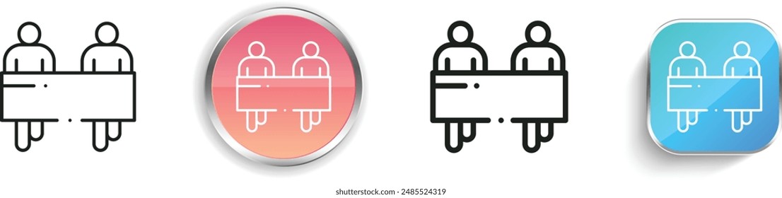 banners icon. Thin Linear, Regular and Button Style Design Isolated On White Background