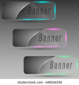 Banners with illumination