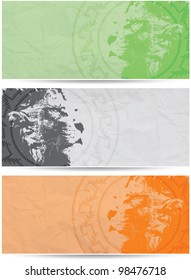 Banners lion