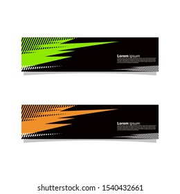 Banners, modern banners are suitable for web, covers, backgrounds, templates, textures, racing backgrounds and others