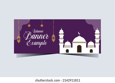 Banners for Muslim community festival celebrations, banner designs for ramadan, Eid ul Fitr, eid al adha,