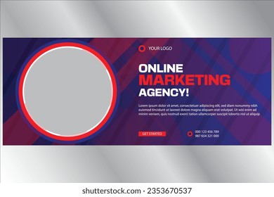 Banner neues professionelles Design und Sie werden alle Ihre wirtschaftlichen Aktivitäten nutzen
