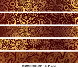 banners with a paisley