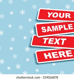 Banners with place for text. Vector illustration Eps 8.