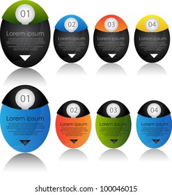 banners with product options