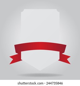 Banners with ribbon