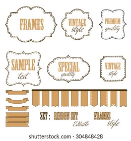 banners, ribbons and labels