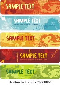 banners set