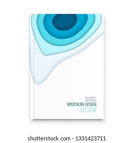 Banners set with 3D abstract background and paper cut shapes. Vector design layout for business presentations, flyers, posters and invitations.