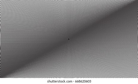 banners set of circles, spheres in halftone style with gradient