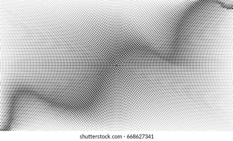 banners set of circles, spheres in halftone style with gradient