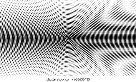 banners set of circles, spheres in halftone style with gradient