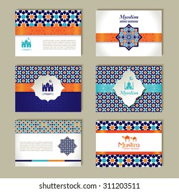 Banners set of islamic.