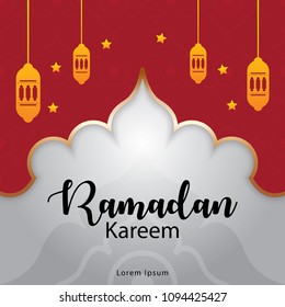 Banners set of Ramadan Kareem 