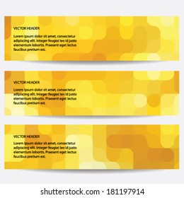 Banners Set. Vector Illustration.