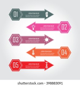 Banners in speech bubble form.geometric template.