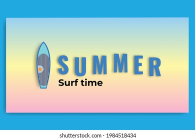 Banners for surfing. Great vector for summer, social media, traveling, web, flyer, background etc