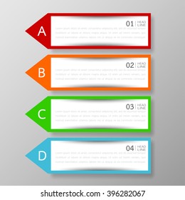 Banners template design Illustration vector business and text box infographics for presentation layout.