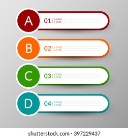 Banners template design Illustration vector business and text box infographics for presentation layout.
