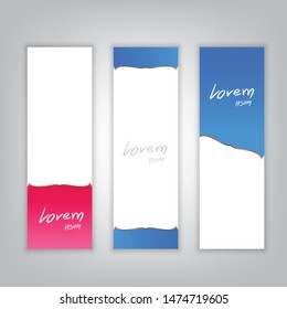 Banners Templates color gold border vector background