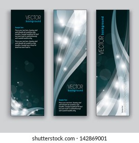Banners. Vector Backgrounds.