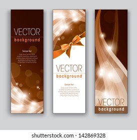 Banners. Vector Backgrounds.