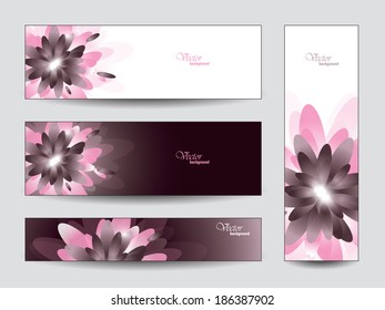 Banners. Vector Backgrounds.