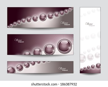 Banners. Vector Backgrounds.