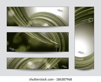 Banners. Vector Backgrounds.