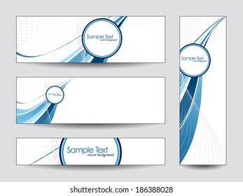 Banners. Vector Backgrounds.