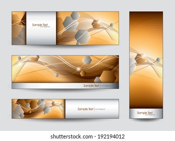 Banners. Vector Backgrounds.