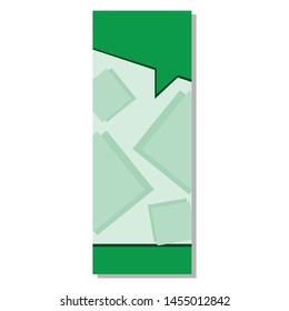 Banners vectors. Advertisement roll up business flyer 