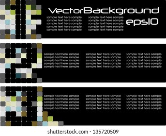 banners, web design, abstract background
