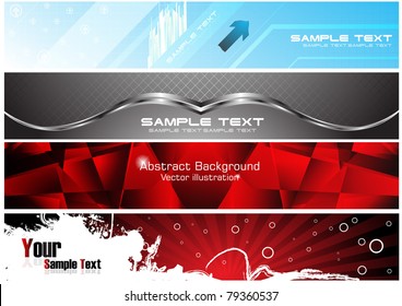 Banners for web (Vector collection2). Clip-art