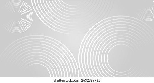 Banners with white wave background vector illustration  .Minimal vector background with arrows. Facebook cover, social media header, web banner