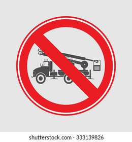banning the road sign