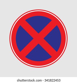 banning the road sign