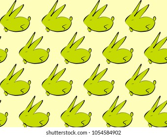 banny vector, pattern, Easter, rabbit, holiday, spring, animal