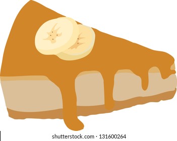 Banoffee Pie, Banana and toffee cake