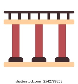Banpo Bridge icon for web, app, infographic, etc